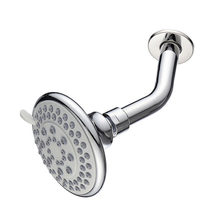 4 Inch Shower Head Plastic Round Wall Mounted Rain Showerhead for Bathroom Shower Accessories V1294-YM0521-3112220082111