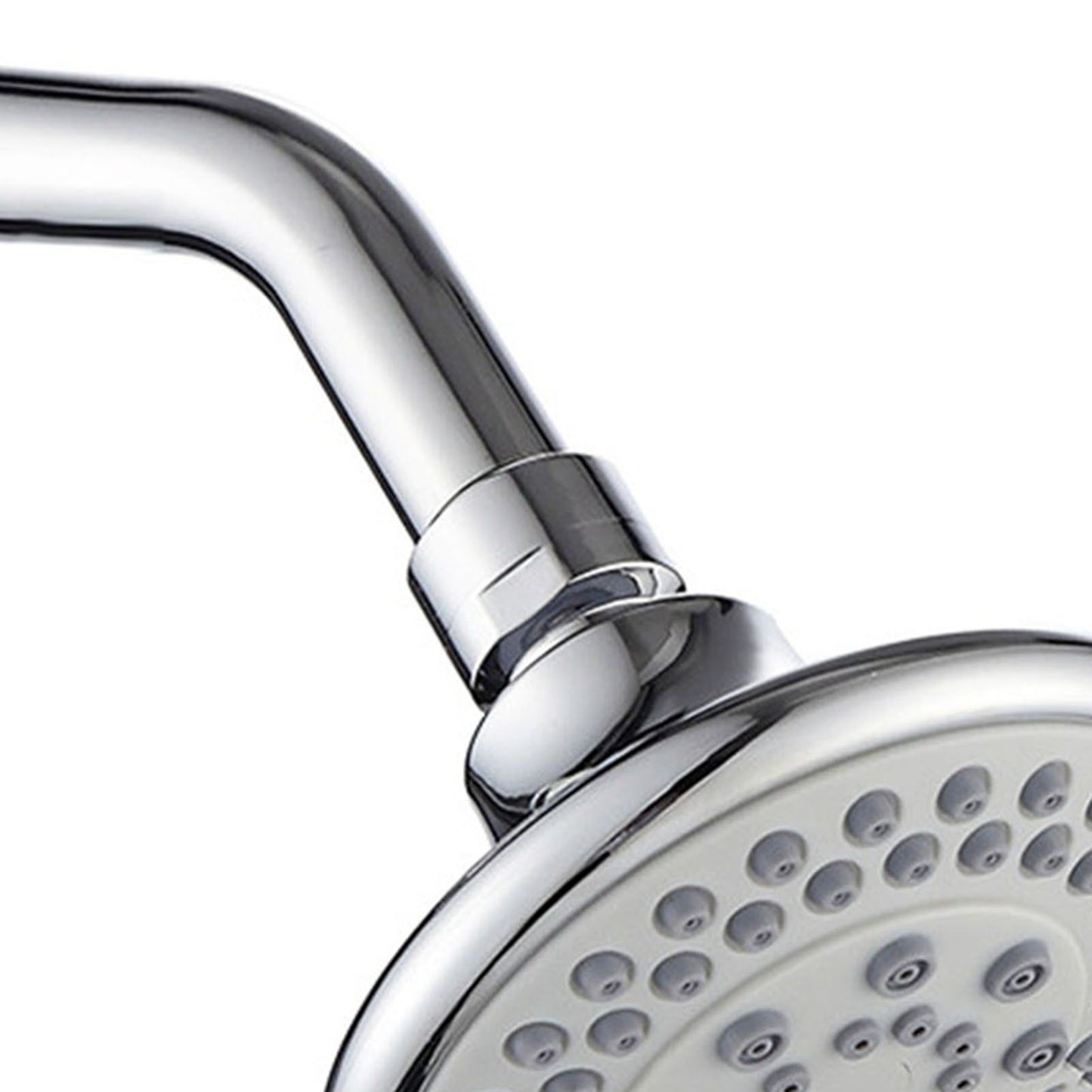 4 Inch Shower Head Plastic Round Wall Mounted Rain Showerhead for Bathroom Shower Accessories V1294-YM0521-3112220082111