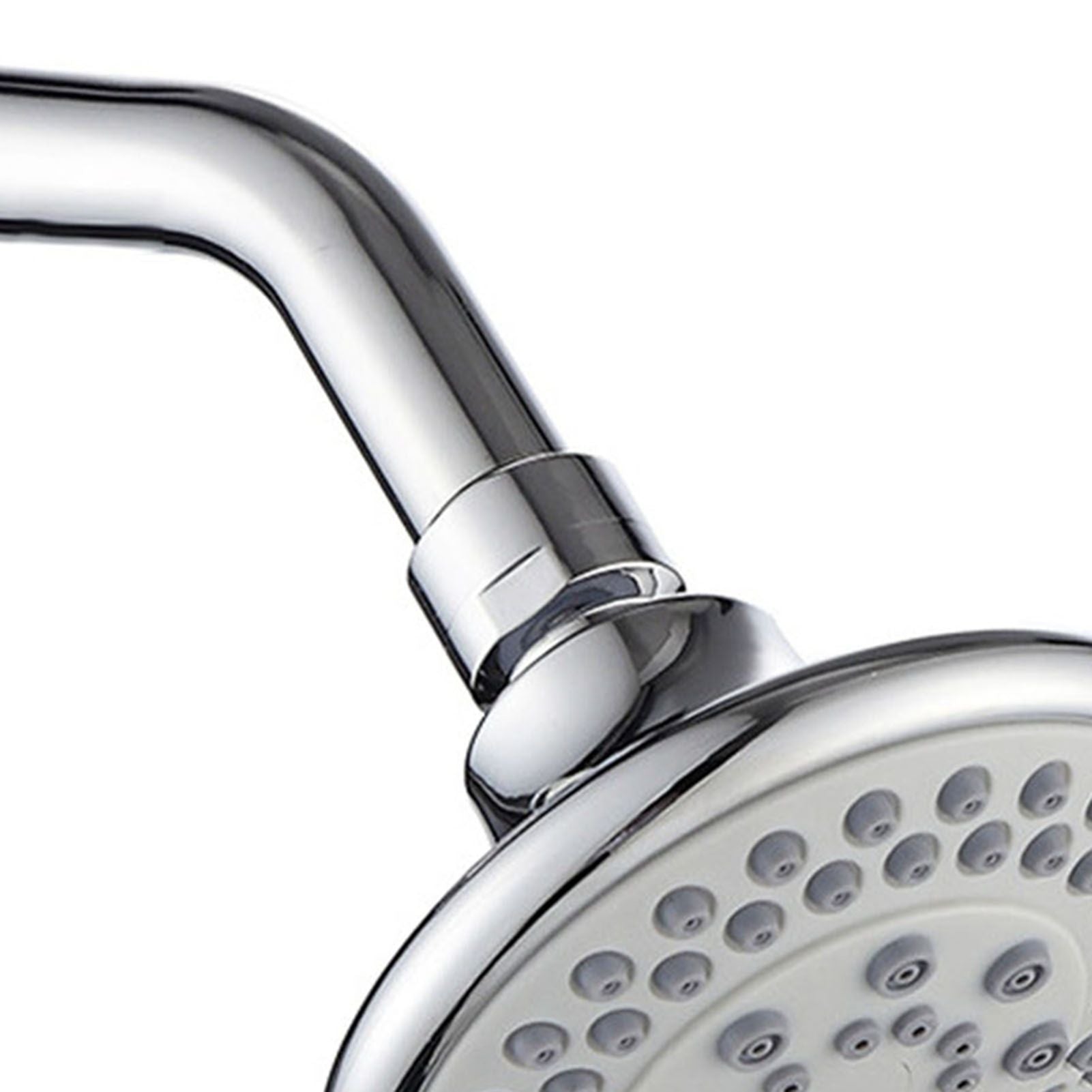 4 Inch Shower Head Plastic Round Wall Mounted Rain Showerhead for Bathroom Shower Accessories V1294-YM0521-3112220082111