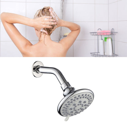 4 Inch Shower Head Plastic Round Wall Mounted Rain Showerhead for Bathroom Shower Accessories V1294-YM0521-3112220082111