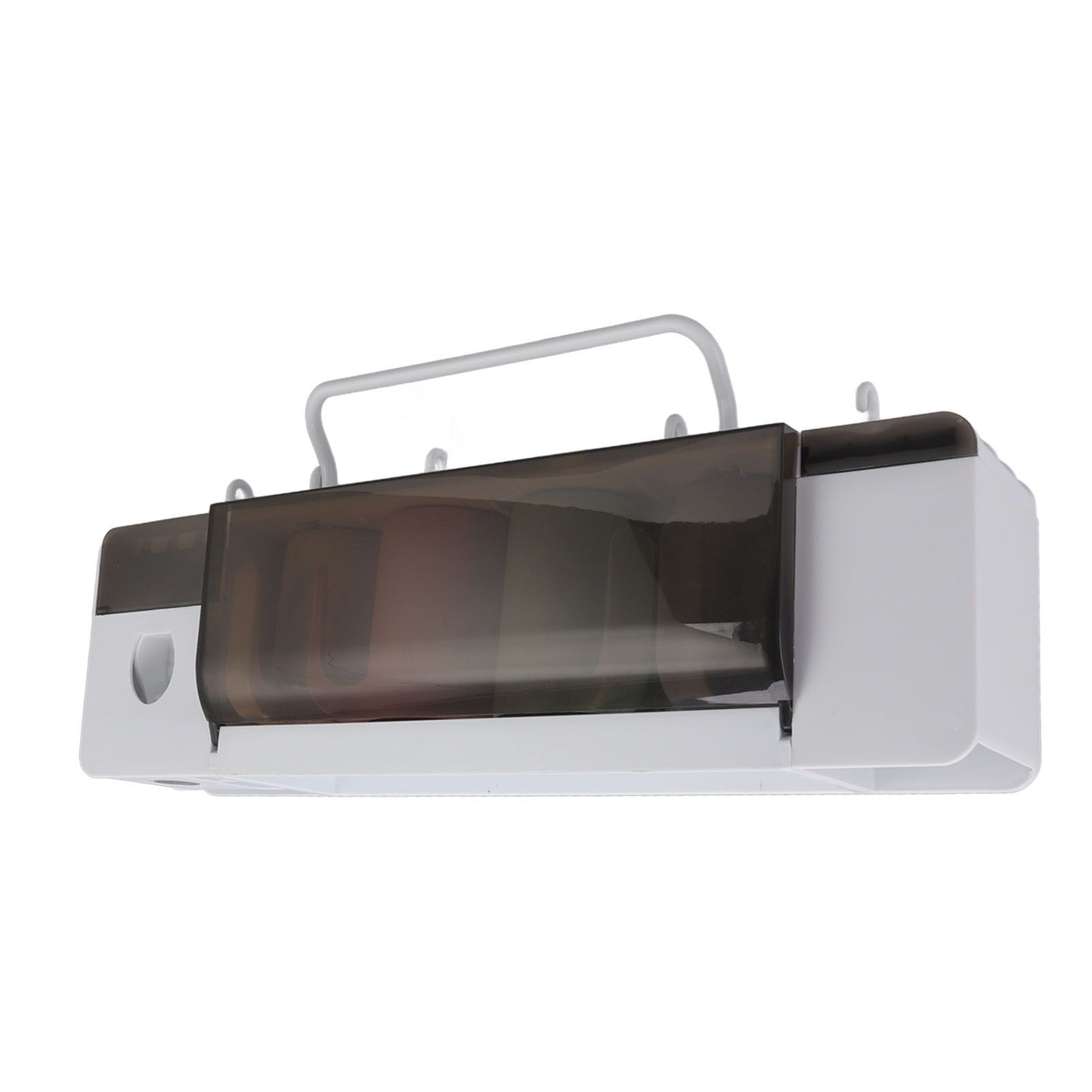 Toothbrush Cup Holder Multifunction Wall Mounted with Toothpaste Dispenser Towel Hook Toothbrush Hanger Rack V1294-YM0521-3112220084113