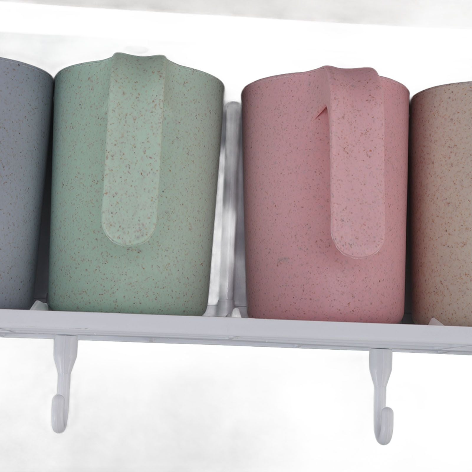 Toothbrush Cup Holder Multifunction Wall Mounted with Toothpaste Dispenser Towel Hook Toothbrush Hanger Rack V1294-YM0521-3112220084113
