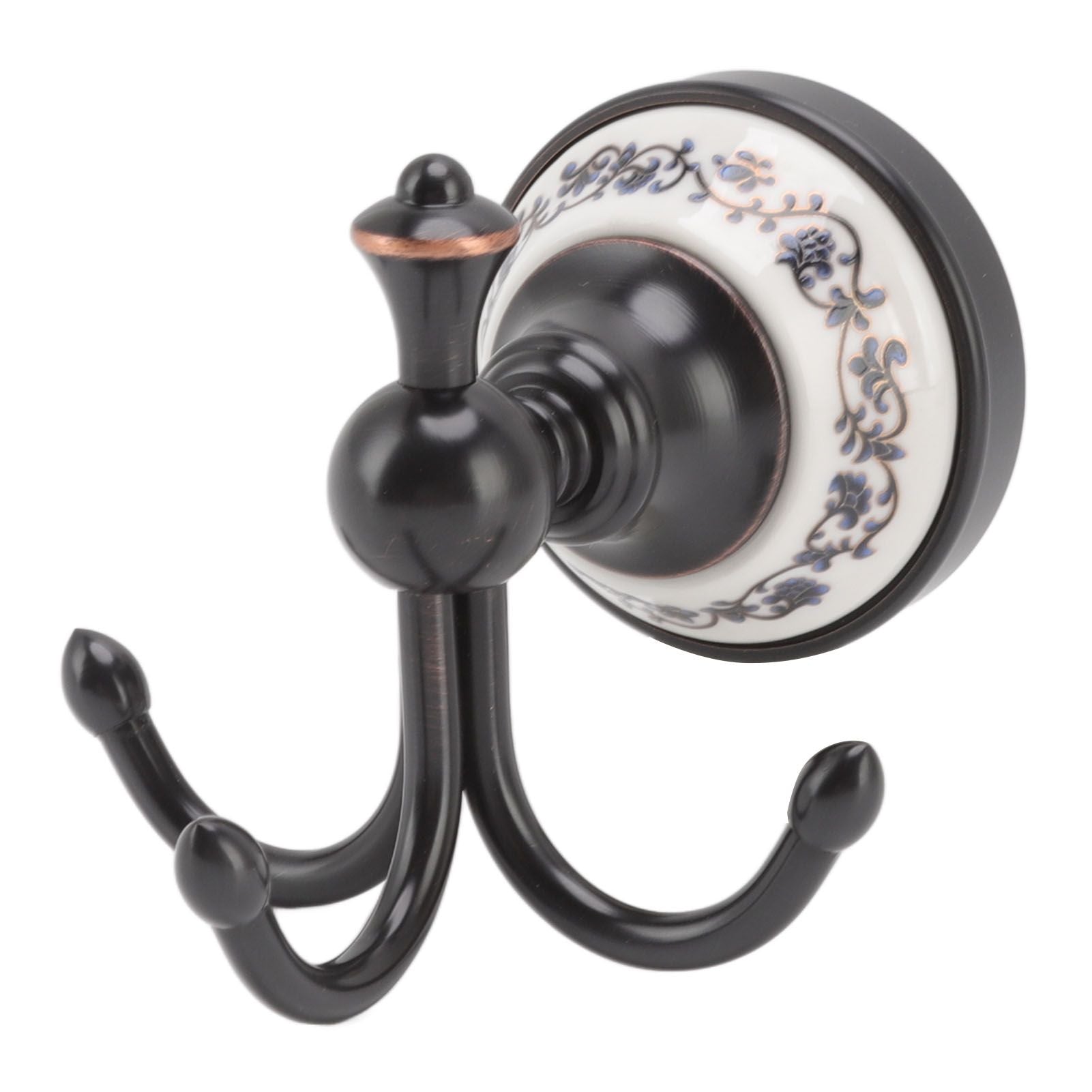 Wall Mounted Coat Hook 3 Prong Retro Look Corrosion Resistance Hanging Towel Hook for Bathroom Bedroom V1294-YM0521-3112220086111