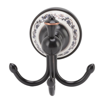 Wall Mounted Coat Hook 3 Prong Retro Look Corrosion Resistance Hanging Towel Hook for Bathroom Bedroom V1294-YM0521-3112220086111