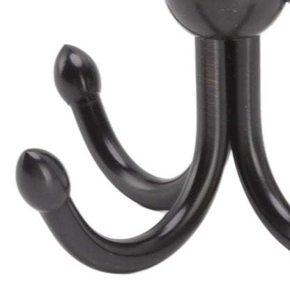 Wall Mounted Coat Hook 3 Prong Retro Look Corrosion Resistance Hanging Towel Hook for Bathroom Bedroom V1294-YM0521-3112220086111