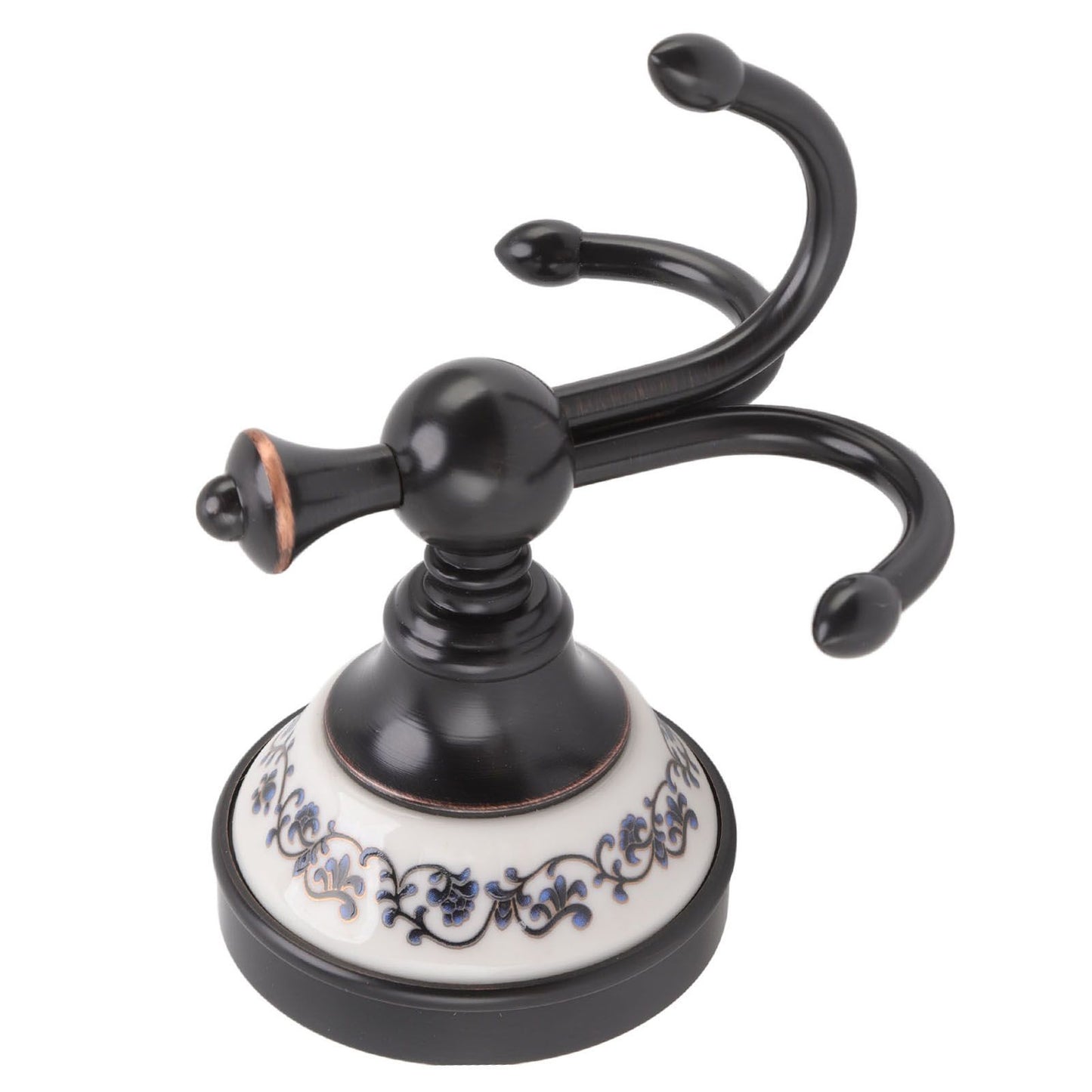 Wall Mounted Coat Hook 3 Prong Retro Look Corrosion Resistance Hanging Towel Hook for Bathroom Bedroom V1294-YM0521-3112220086111