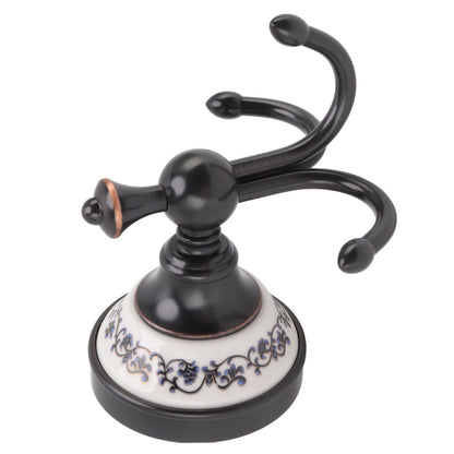Wall Mounted Coat Hook 3 Prong Retro Look Corrosion Resistance Hanging Towel Hook for Bathroom Bedroom V1294-YM0521-3112220086111