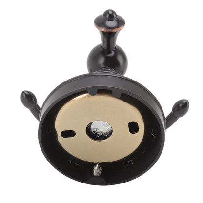 Wall Mounted Coat Hook 3 Prong Retro Look Corrosion Resistance Hanging Towel Hook for Bathroom Bedroom V1294-YM0521-3112220086111