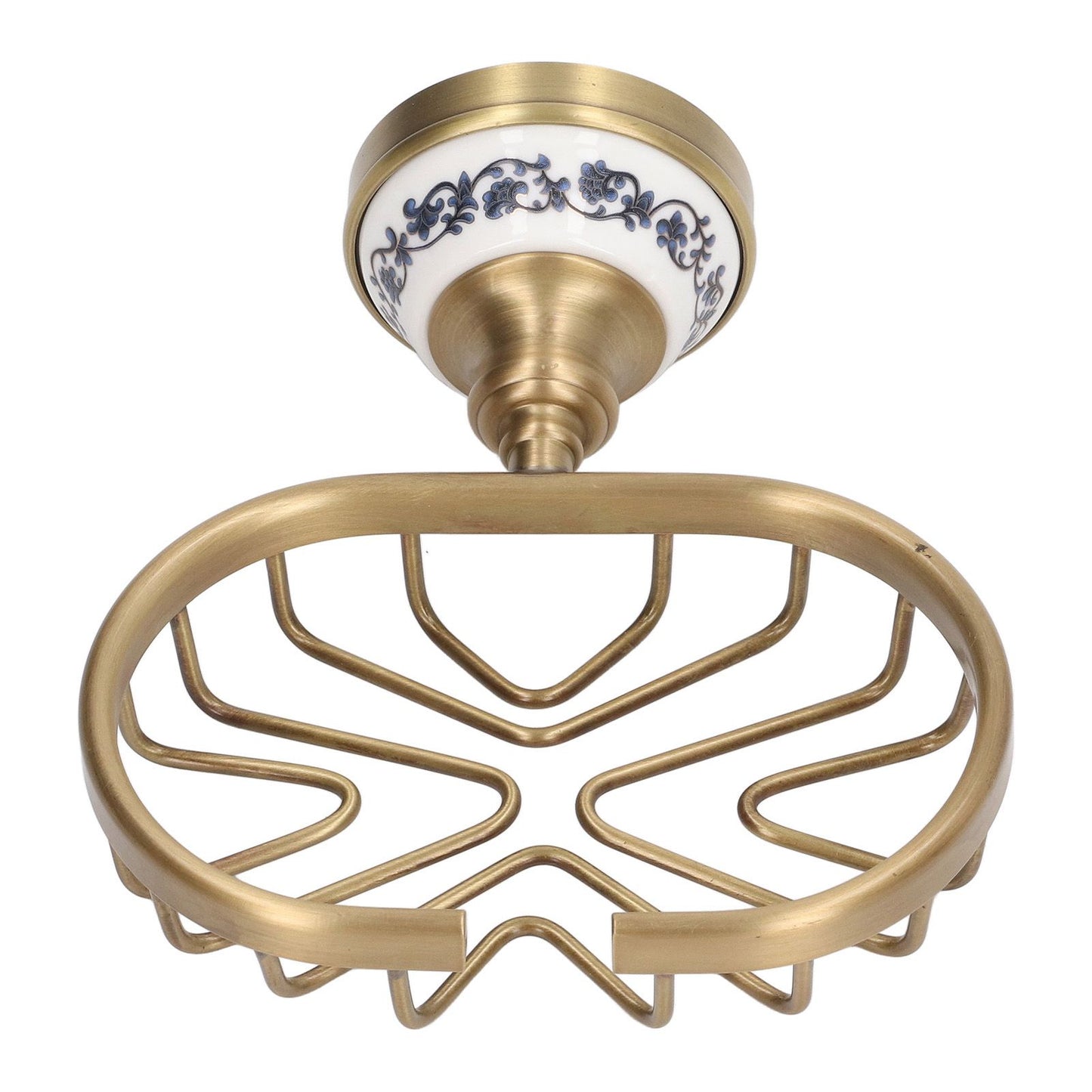 Soap Dish Holder Basket Hollow Design Waterproof Rustproof Wall Mounted Antique Bathroom Soap Basket Soap V1294-YM0521-3112220088311