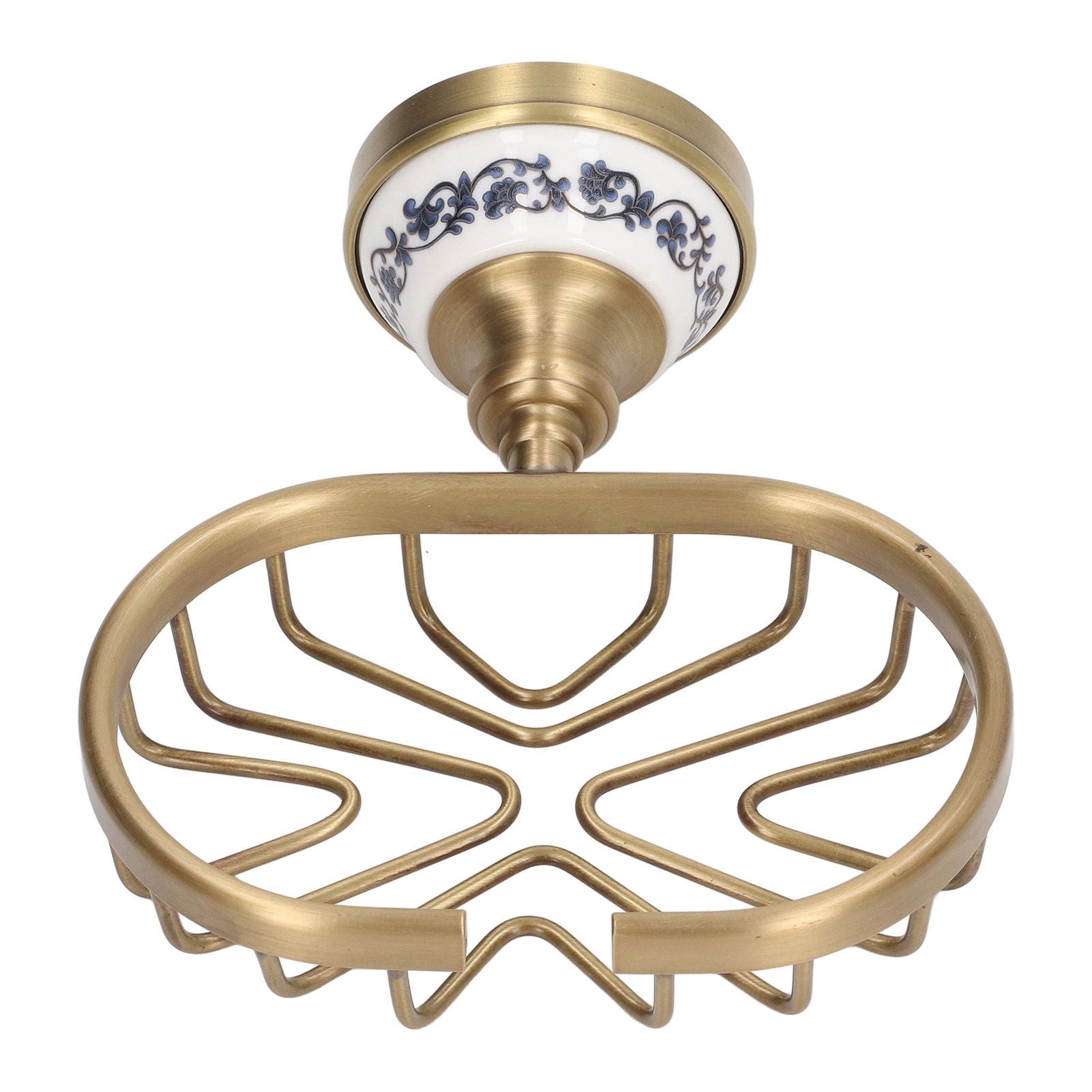 Soap Dish Holder Basket Hollow Design Waterproof Rustproof Wall Mounted Antique Bathroom Soap Basket Soap V1294-YM0521-3112220088311