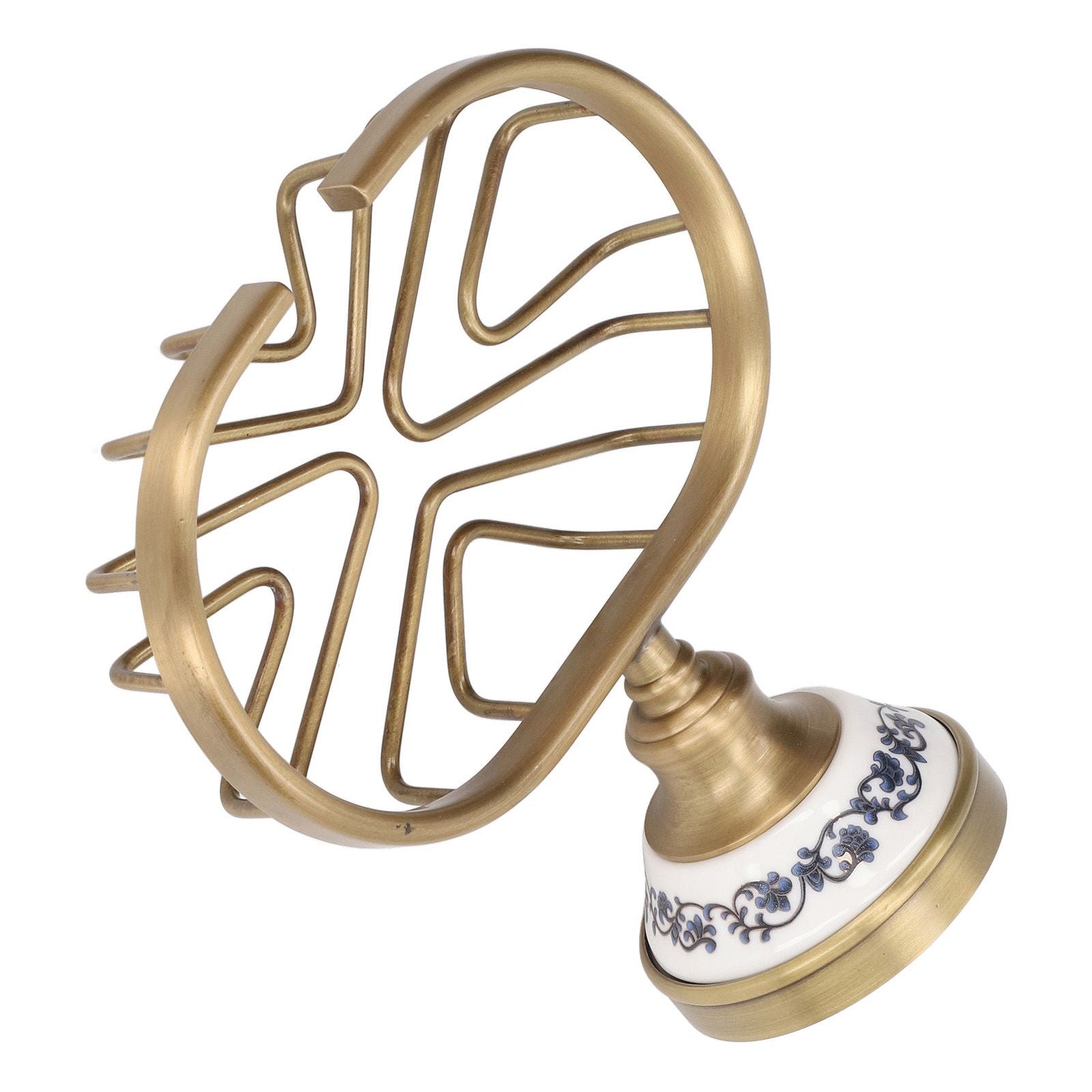 Soap Dish Holder Basket Hollow Design Waterproof Rustproof Wall Mounted Antique Bathroom Soap Basket Soap V1294-YM0521-3112220088311