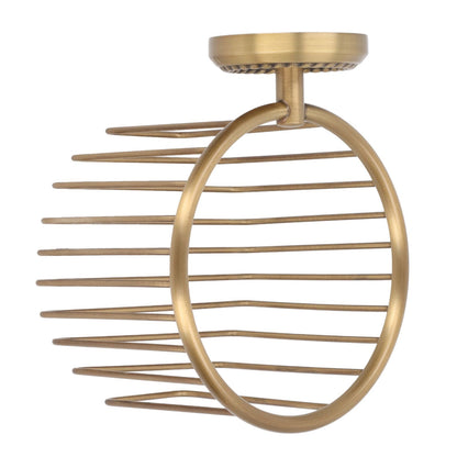 Hollow Out Toilet Paper Holder Antique Rust Proof Wall Mounted Tissue Roll Basket Rack for Bathroom V1294-YM0521-3112220089511