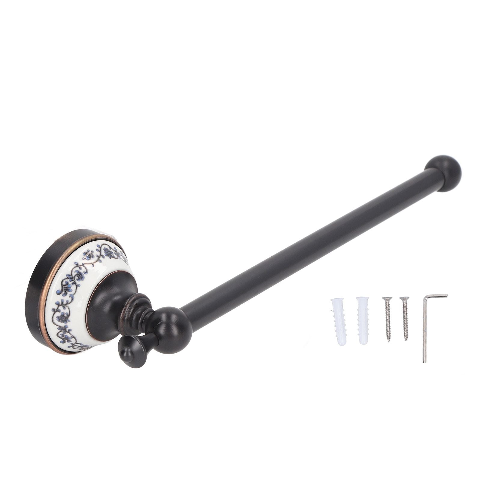 Retro Copper Bathroom Towel Bar Single Bath Towel Rack for Kitchen Wall Bathroom Wall V1294-YM0521-3112220089911