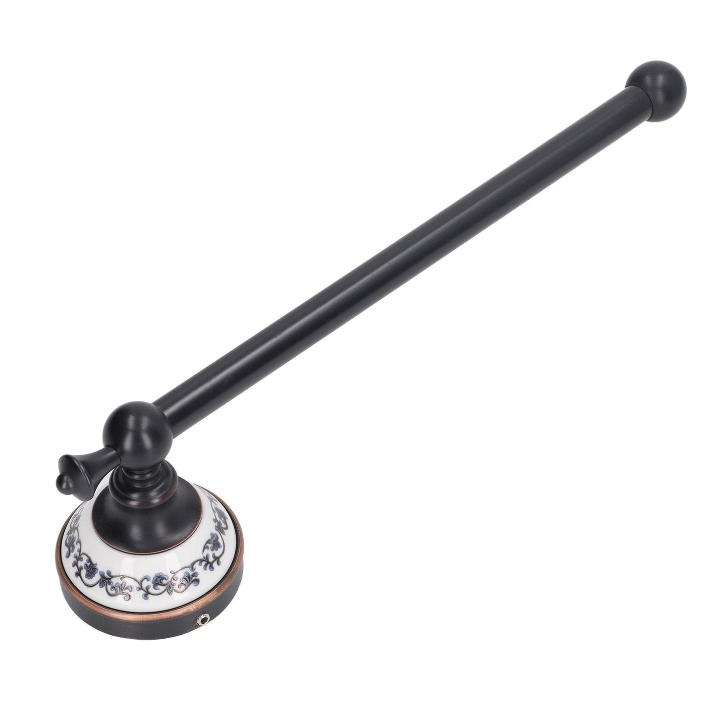 Retro Copper Bathroom Towel Bar Single Bath Towel Rack for Kitchen Wall Bathroom Wall V1294-YM0521-3112220089911