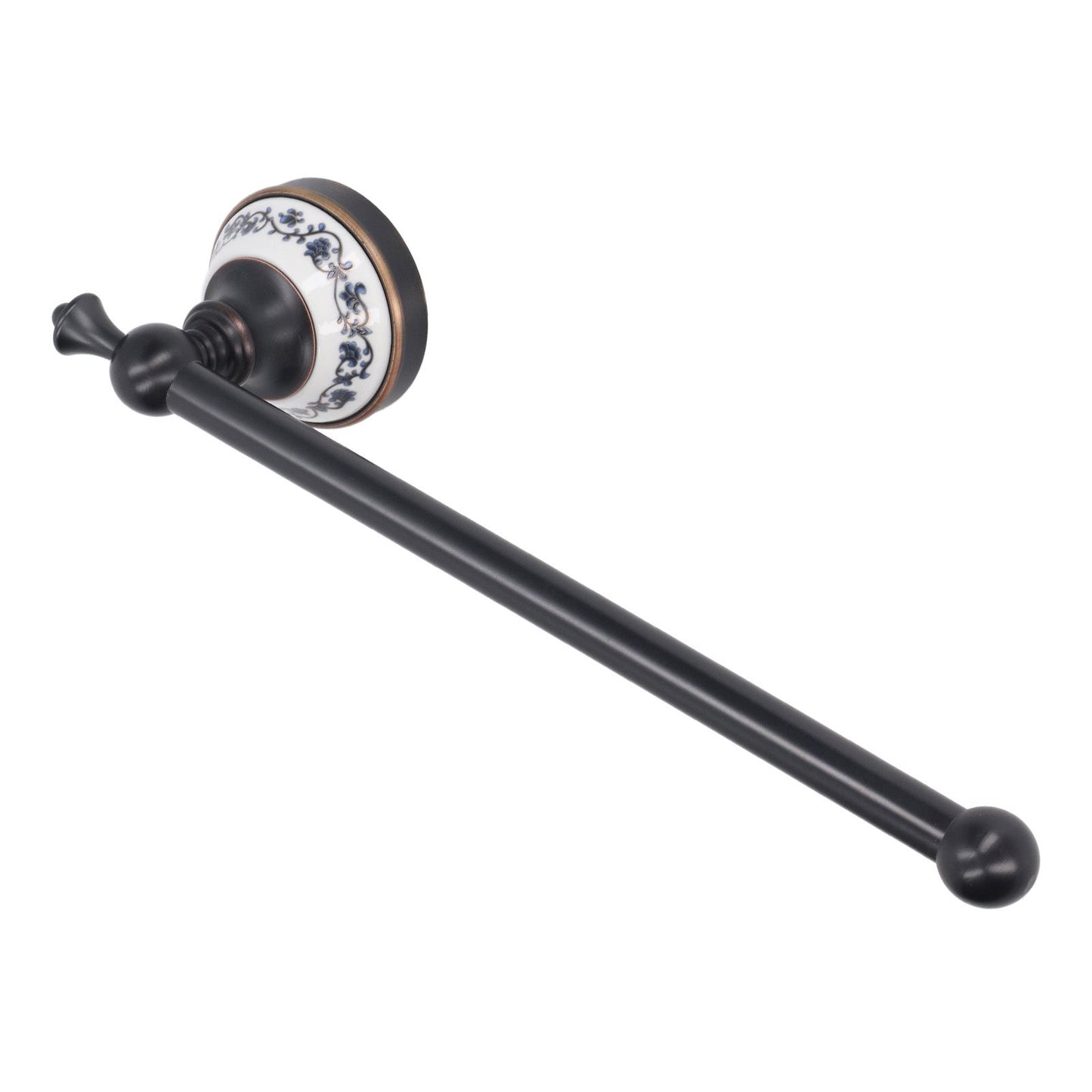 Retro Copper Bathroom Towel Bar Single Bath Towel Rack for Kitchen Wall Bathroom Wall V1294-YM0521-3112220089911