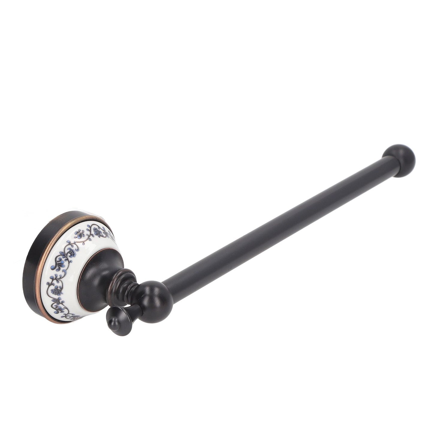 Retro Copper Bathroom Towel Bar Single Bath Towel Rack for Kitchen Wall Bathroom Wall V1294-YM0521-3112220089911