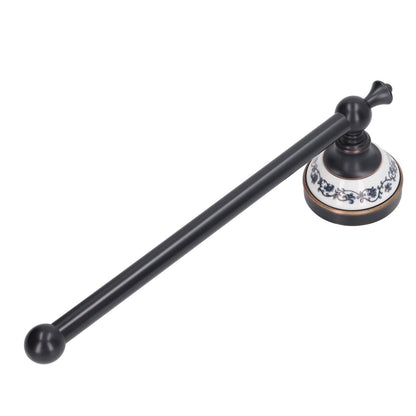 Retro Copper Bathroom Towel Bar Single Bath Towel Rack for Kitchen Wall Bathroom Wall V1294-YM0521-3112220089911