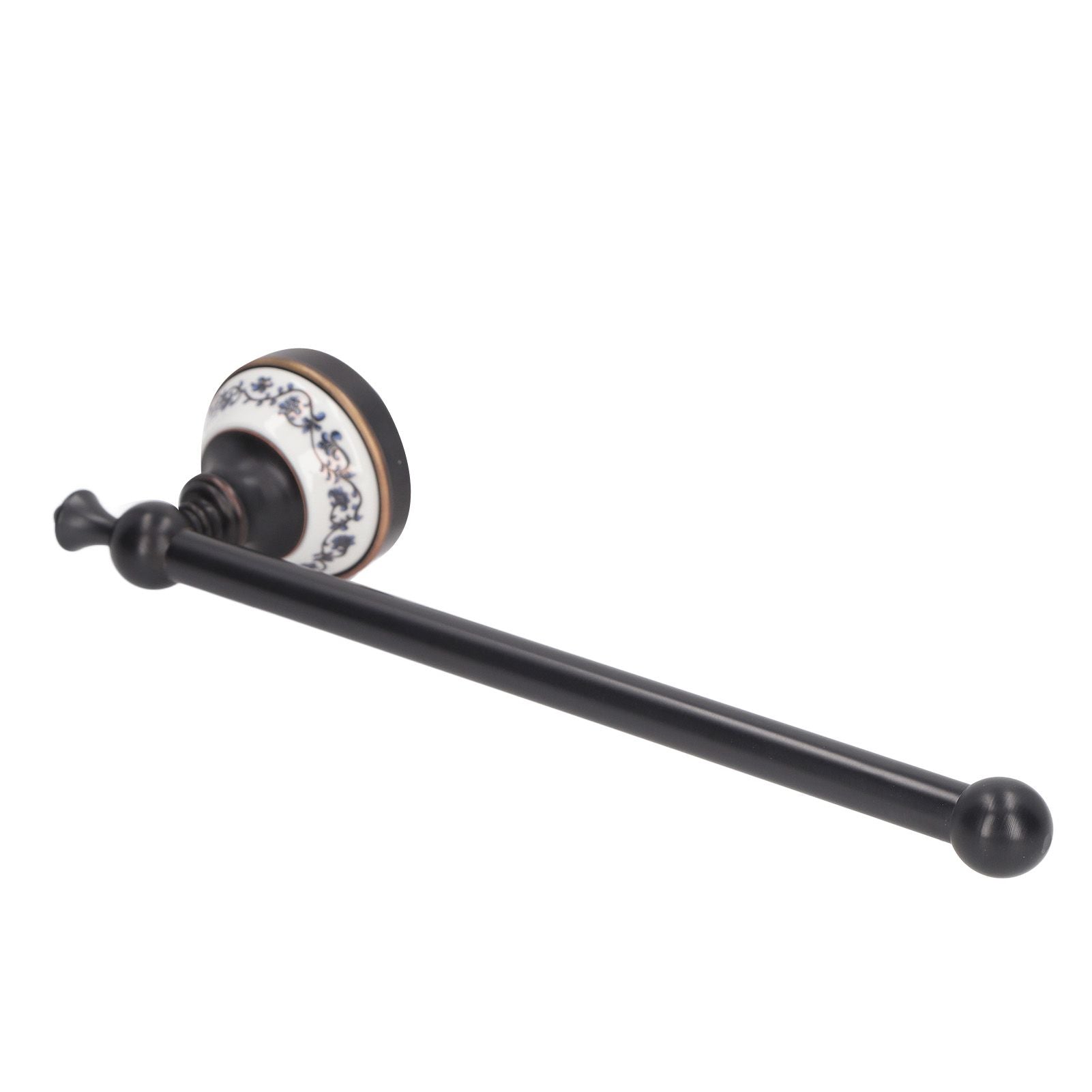 Retro Copper Bathroom Towel Bar Single Bath Towel Rack for Kitchen Wall Bathroom Wall V1294-YM0521-3112220089911
