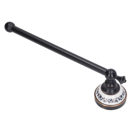 Retro Copper Bathroom Towel Bar Single Bath Towel Rack for Kitchen Wall Bathroom Wall V1294-YM0521-3112220089911