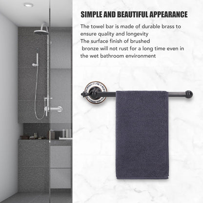 Retro Copper Bathroom Towel Bar Single Bath Towel Rack for Kitchen Wall Bathroom Wall V1294-YM0521-3112220089911
