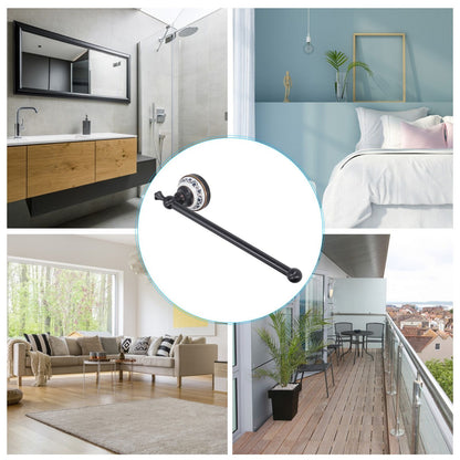 Retro Copper Bathroom Towel Bar Single Bath Towel Rack for Kitchen Wall Bathroom Wall V1294-YM0521-3112220089911