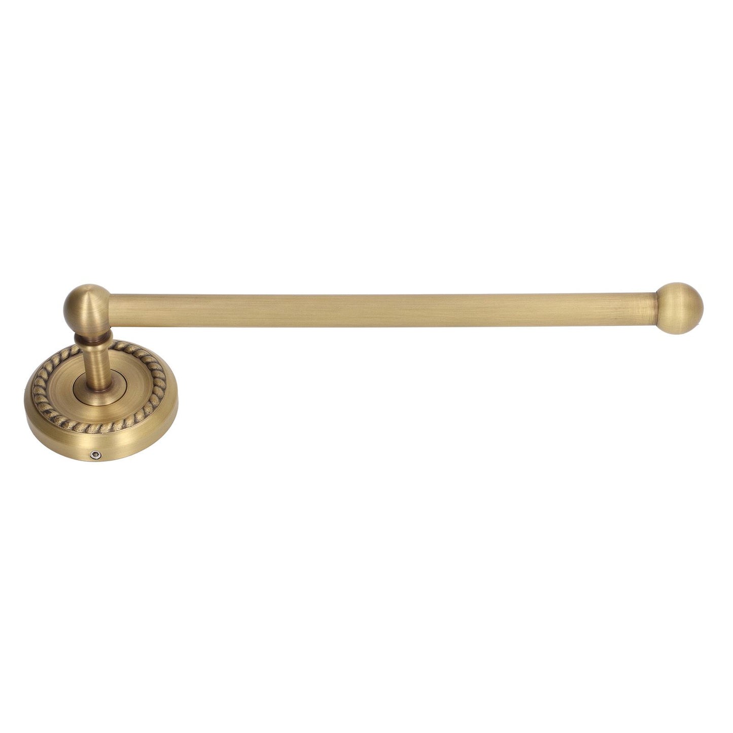 Bathroom Towel Rack Vintage Copper Single Rod Twisted Pattern Towel Bar for Hotel Home Kitchen V1294-YM0521-3112220090111