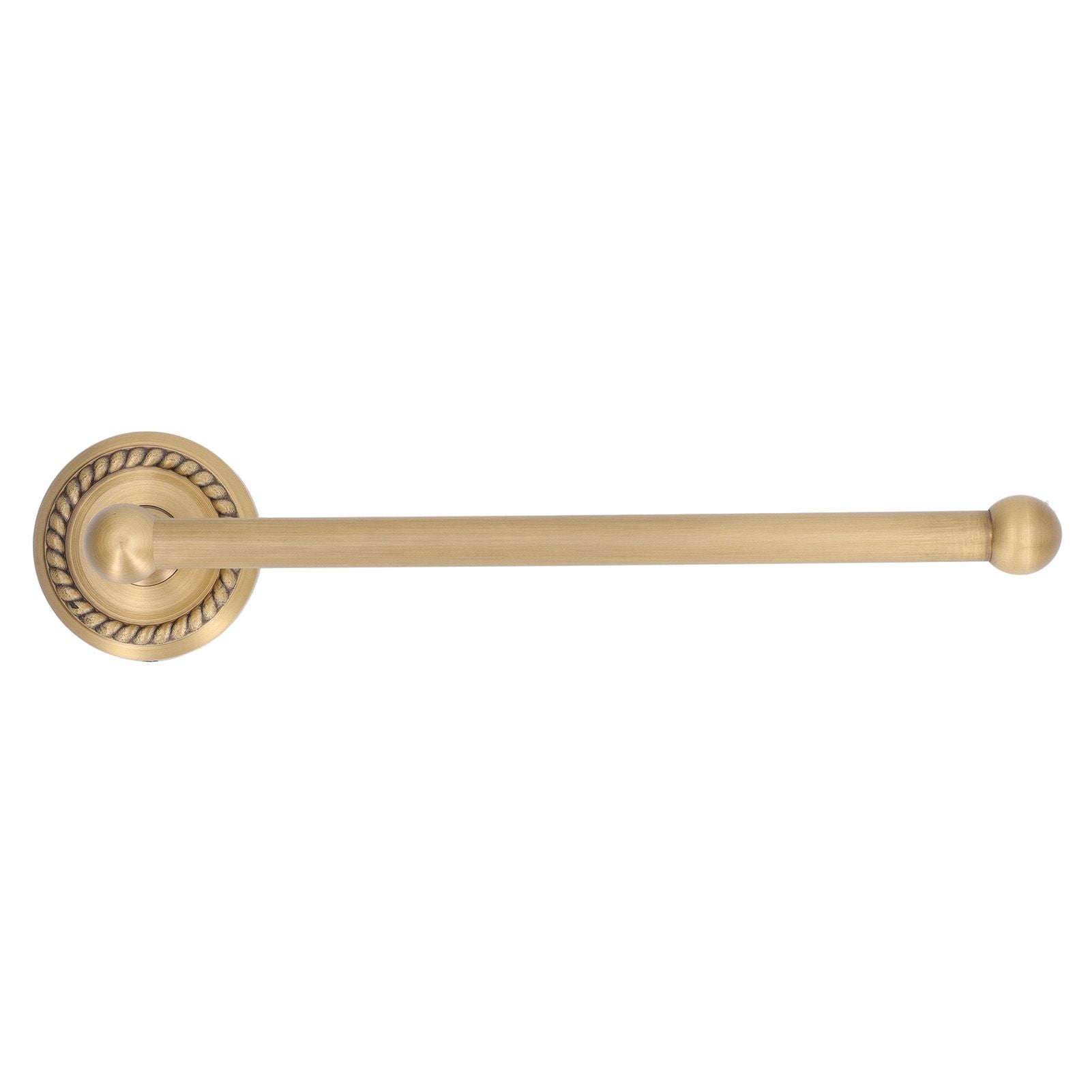 Bathroom Towel Rack Vintage Copper Single Rod Twisted Pattern Towel Bar for Hotel Home Kitchen V1294-YM0521-3112220090111