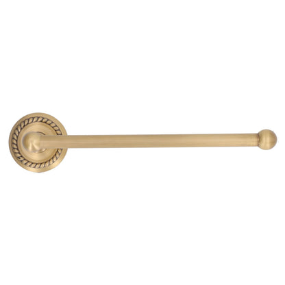 Bathroom Towel Rack Vintage Copper Single Rod Twisted Pattern Towel Bar for Hotel Home Kitchen V1294-YM0521-3112220090111