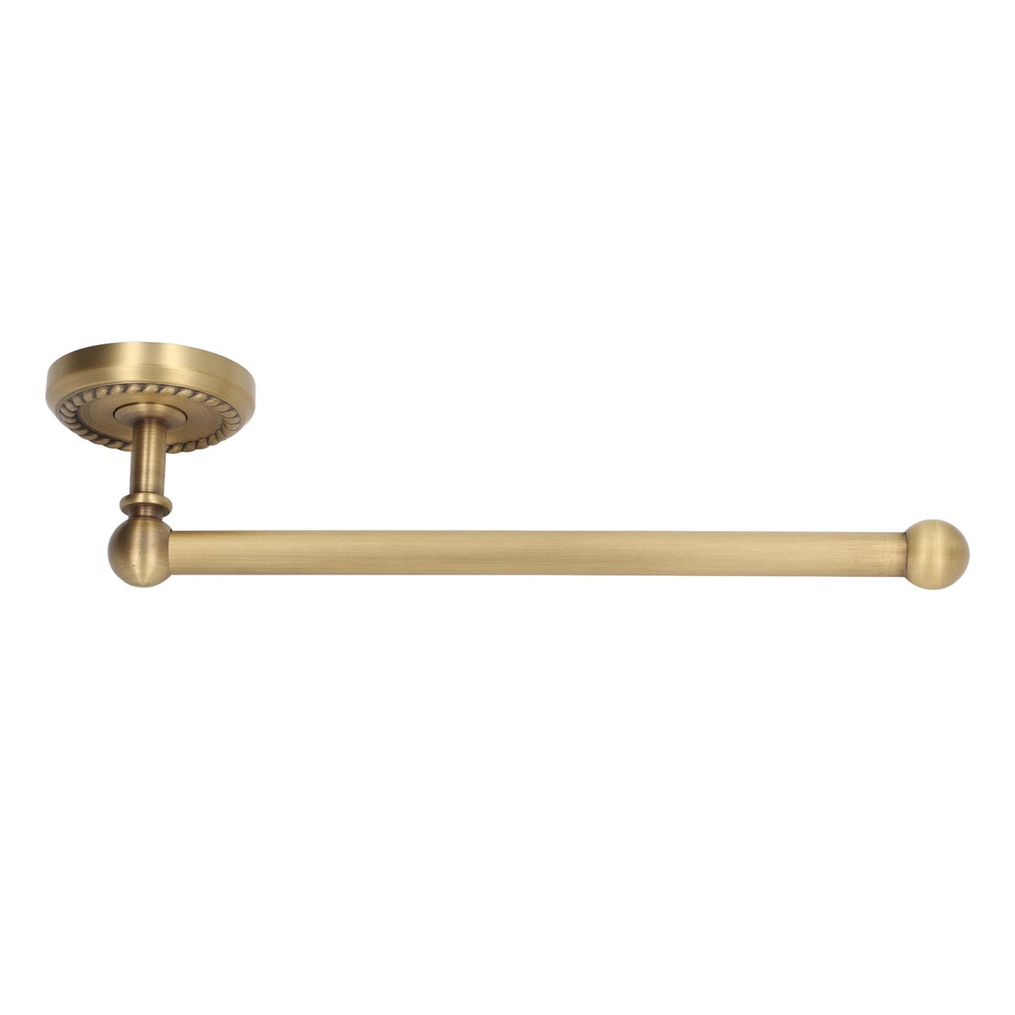 Bathroom Towel Rack Vintage Copper Single Rod Twisted Pattern Towel Bar for Hotel Home Kitchen V1294-YM0521-3112220090111