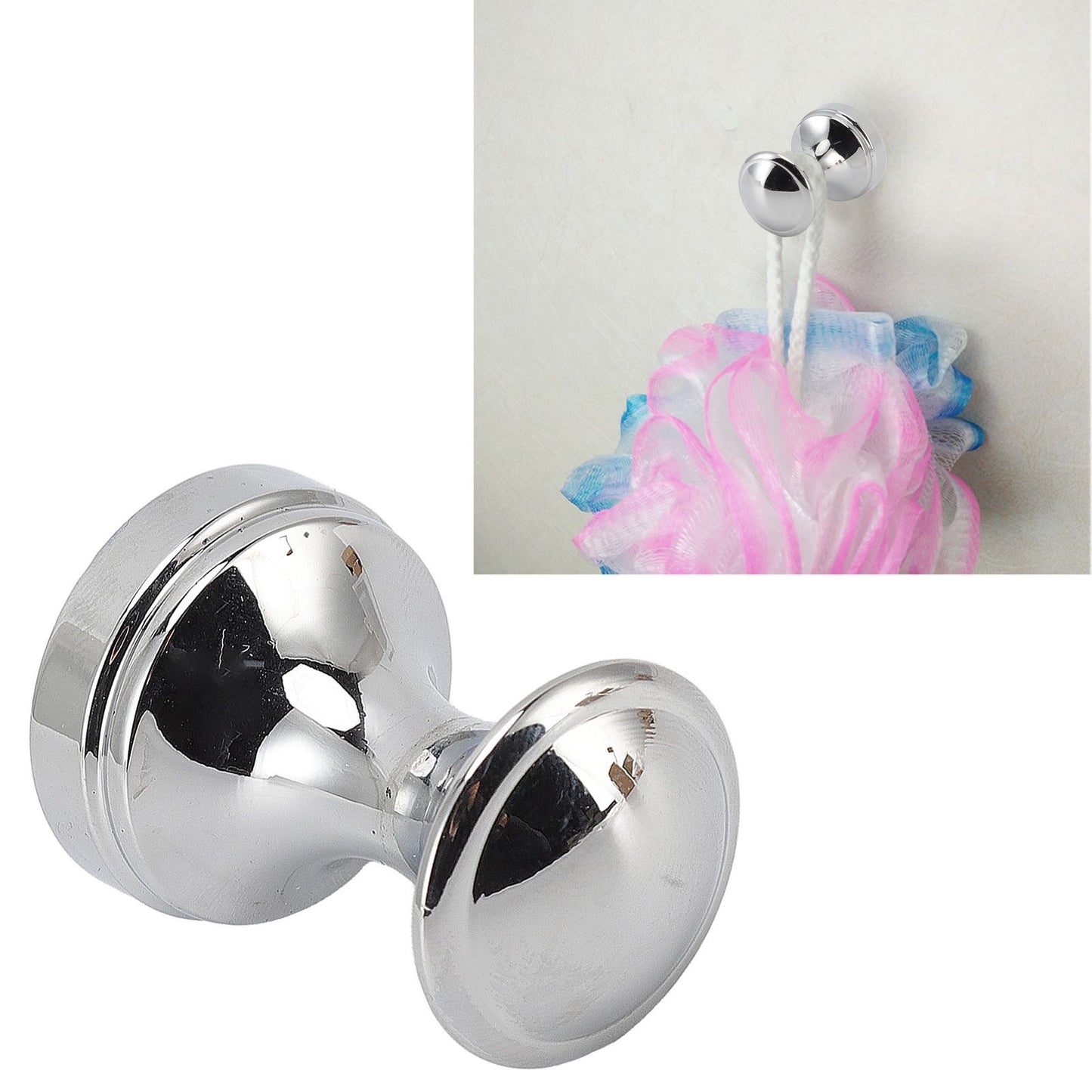 Robe Hook Simple Beautiful Copper Single Wall Hooks Clothes Hook for Bathrooms Barber Stores Plating Color V1294-YM0521-3112220090214