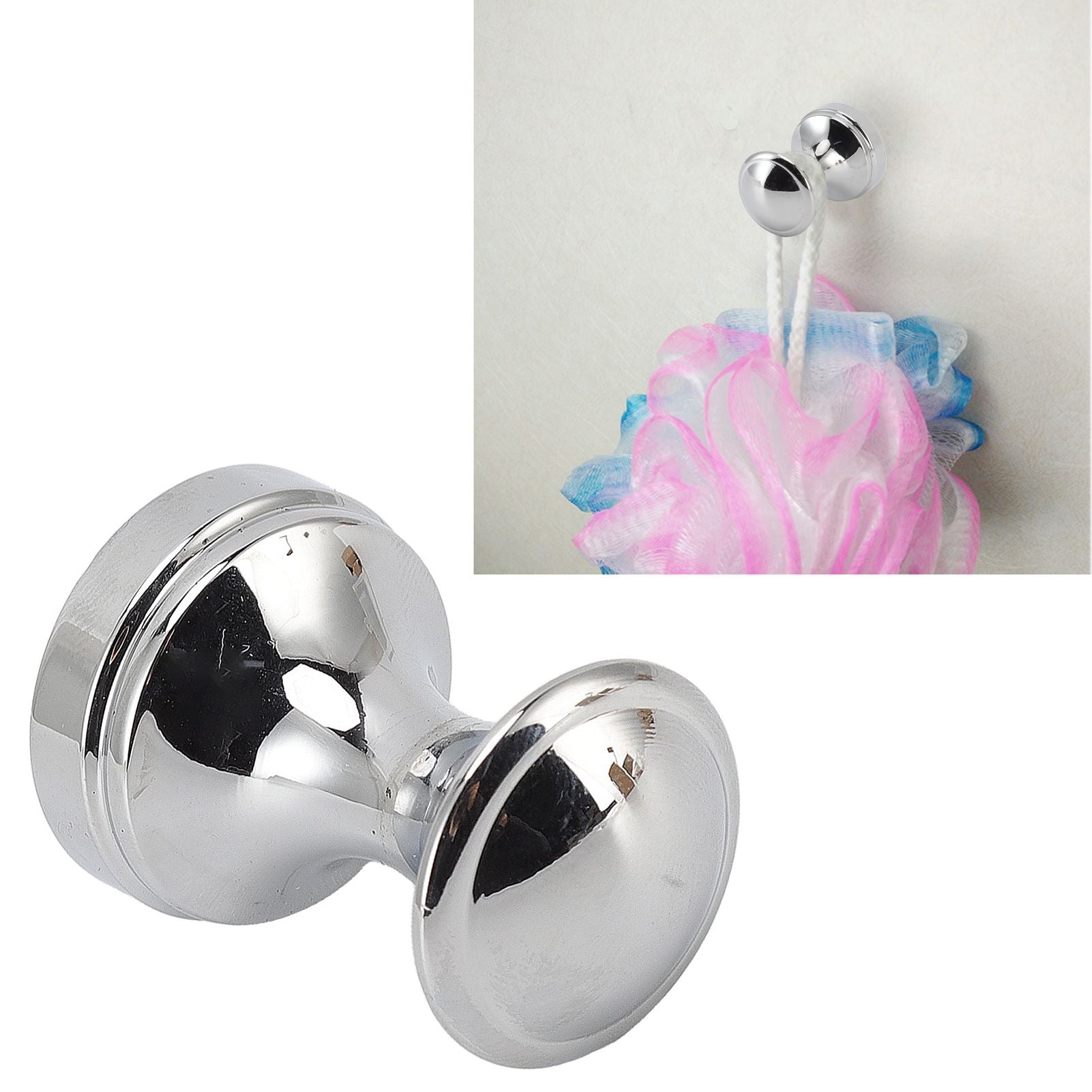 Robe Hook Simple Beautiful Copper Single Wall Hooks Clothes Hook for Bathrooms Barber Stores Plating Color V1294-YM0521-3112220090214