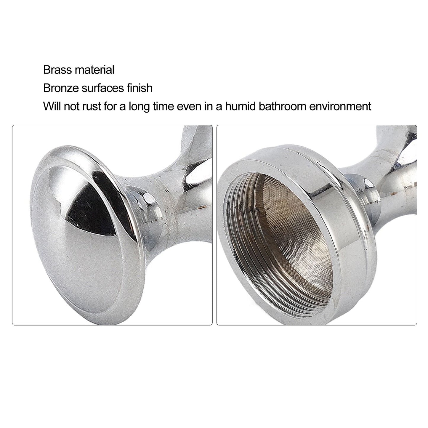 Robe Hook Simple Beautiful Copper Single Wall Hooks Clothes Hook for Bathrooms Barber Stores Plating Color V1294-YM0521-3112220090214