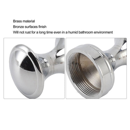 Robe Hook Simple Beautiful Copper Single Wall Hooks Clothes Hook for Bathrooms Barber Stores Plating Color V1294-YM0521-3112220090214