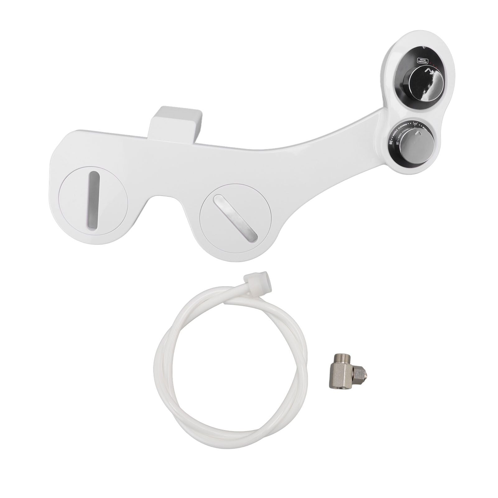 Toilet Bidet Attachment Sprayer Front Back Cleansing Cold Water with 2 Retractable Nozzles V1294-YM0521-3112220091811