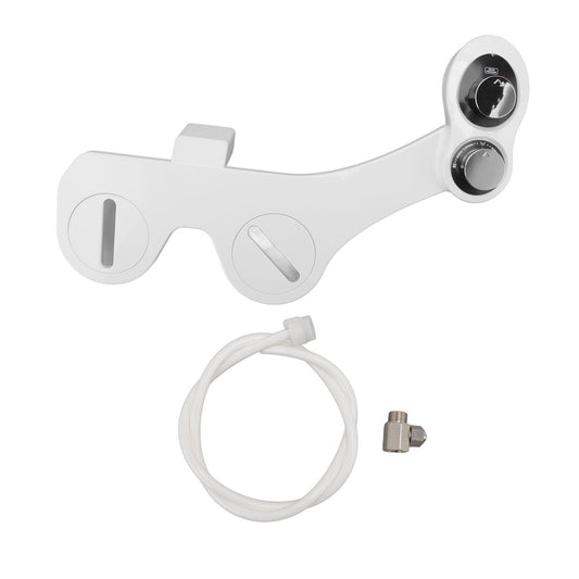 Toilet Bidet Attachment Sprayer Front Back Cleansing Cold Water with 2 Retractable Nozzles V1294-YM0521-3112220091811