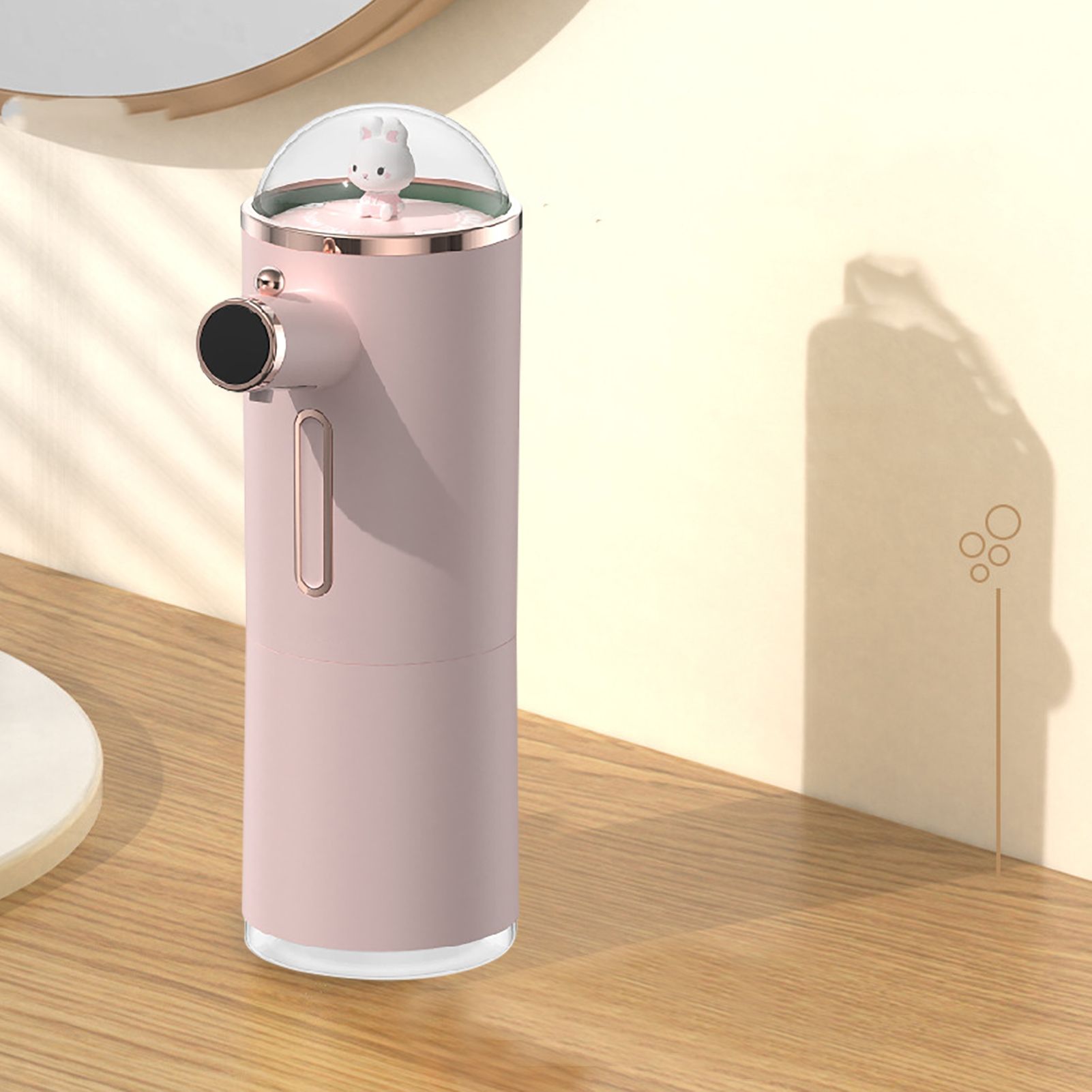 Automatic Foam Soap Dispenser Cute Intelligent Infrared Sensor Waterproof Rechargeable Touchless Automatic V1294-YM0521-3112220094413
