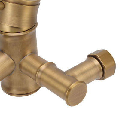 Brass Bathroom Shower European Antique Simple Wall Mount Handheld Shower Set with Accessories for Bathroom V1294-YM0521-3112220097011