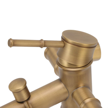 Brass Bathroom Shower European Antique Simple Wall Mount Handheld Shower Set with Accessories for Bathroom V1294-YM0521-3112220097011