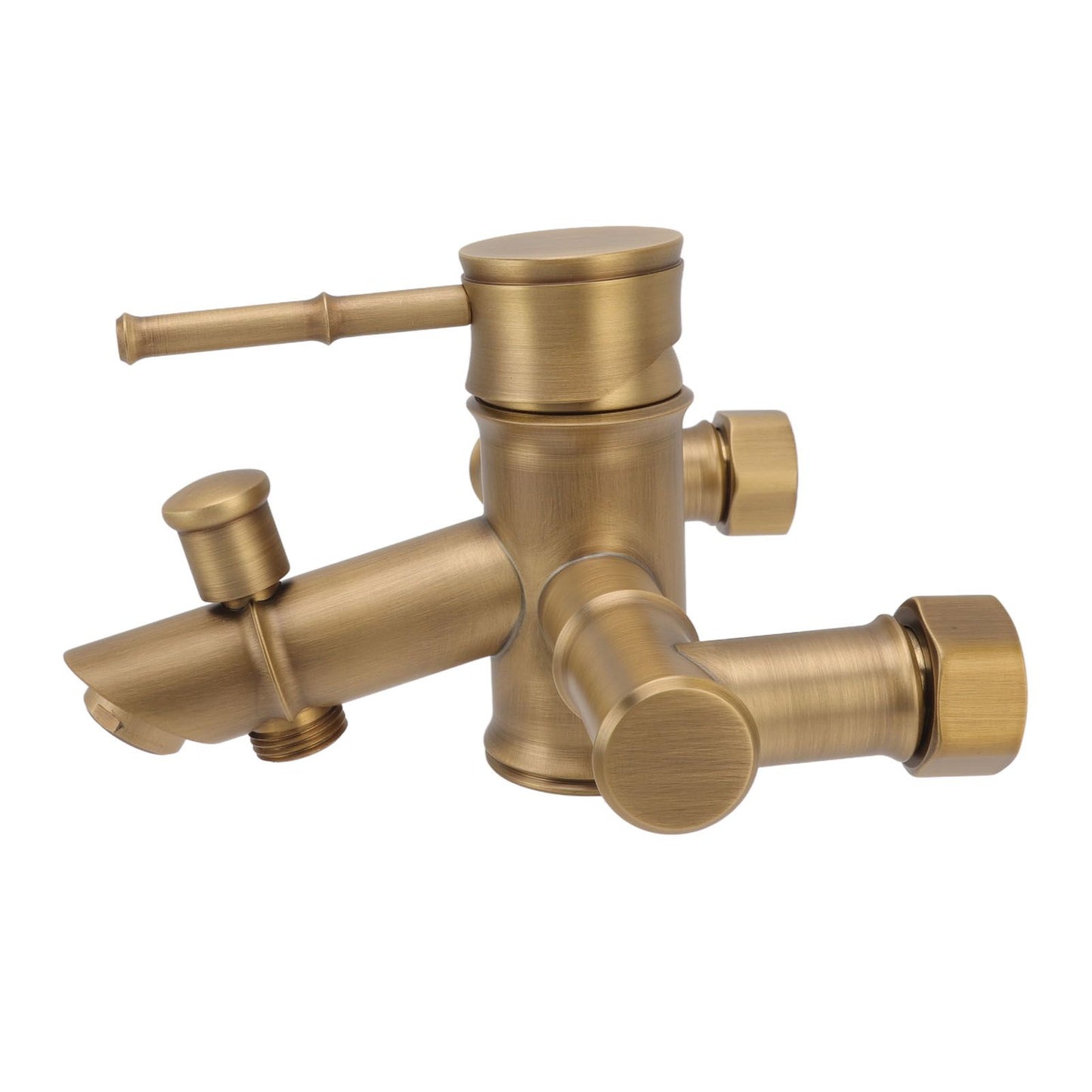 Brass Bathroom Shower European Antique Simple Wall Mount Handheld Shower Set with Accessories for Bathroom V1294-YM0521-3112220097011