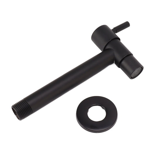G1/2 Wall Mounted Cold Water Tap 304 Stainless Steel Single Handle Cold Faucet Bathroom Garden Faucet Tap V1294-YM0521-3112230001212
