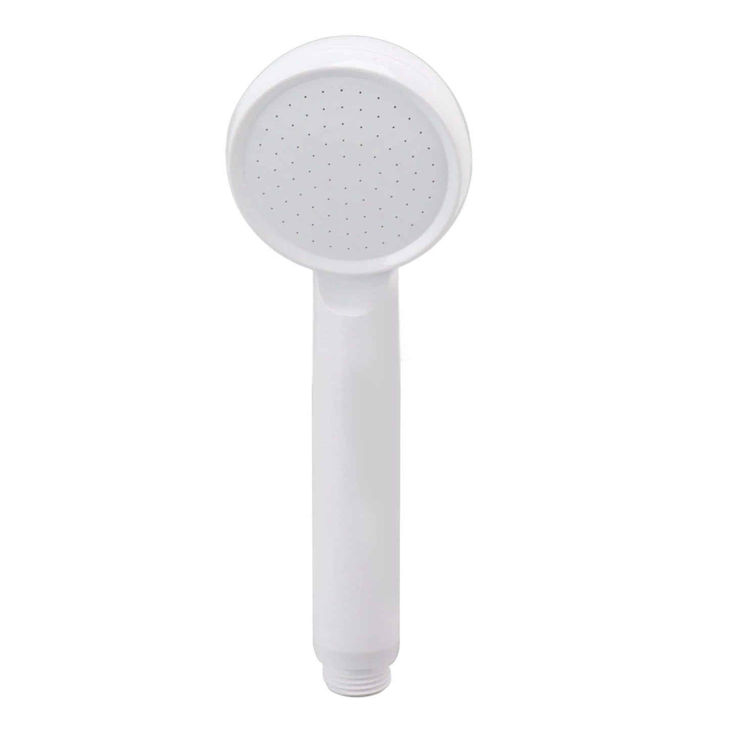 Rain Shower Head Simple Thicken Baking Process Handheld Shower Head with Ergonomic Handle for Bathroom White V1294-YM0521-3112230003011