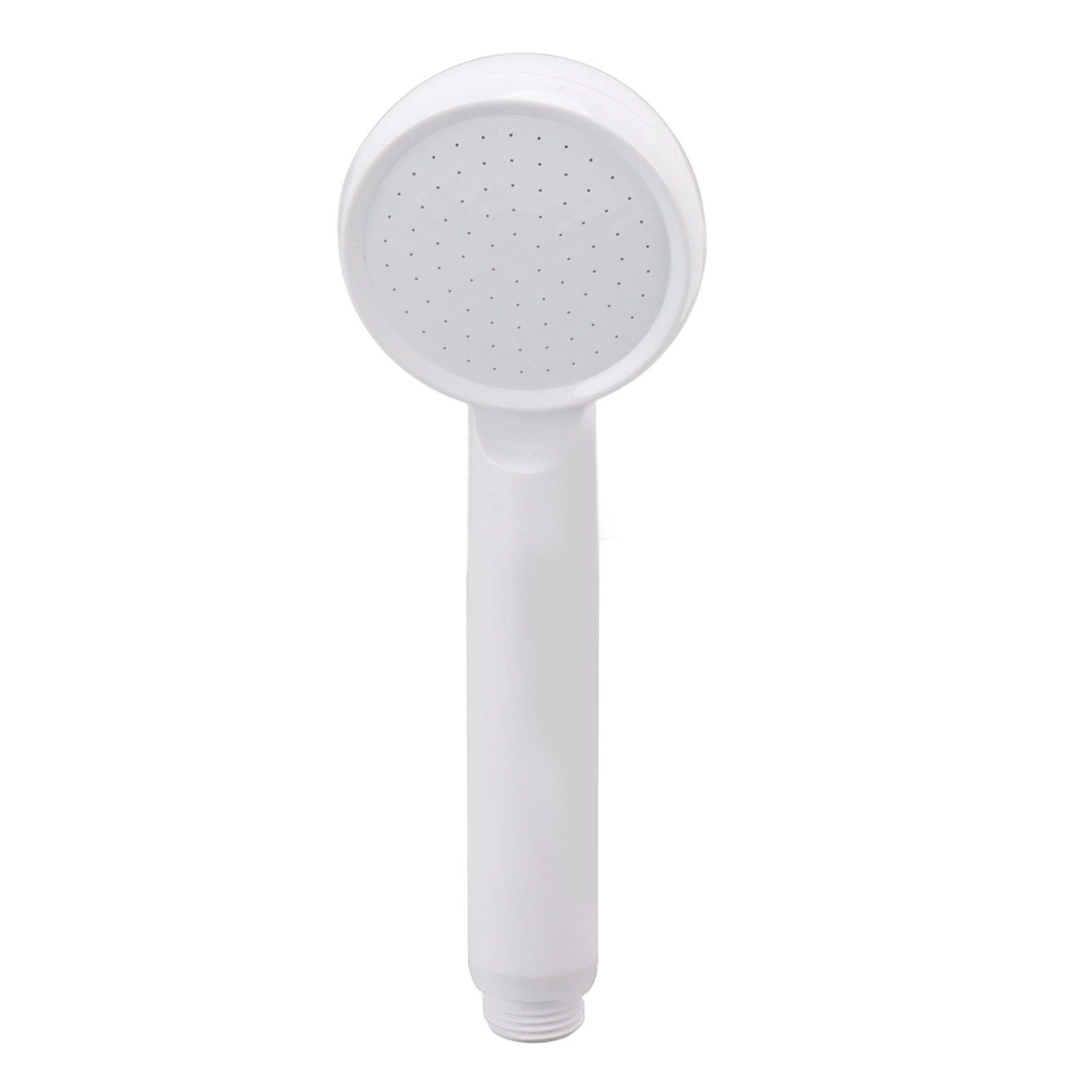 Rain Shower Head Simple Thicken Baking Process Handheld Shower Head with Ergonomic Handle for Bathroom White V1294-YM0521-3112230003011