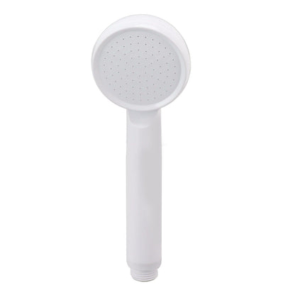 Rain Shower Head Simple Thicken Baking Process Handheld Shower Head with Ergonomic Handle for Bathroom White V1294-YM0521-3112230003011