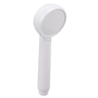 Rain Shower Head Simple Thicken Baking Process Handheld Shower Head with Ergonomic Handle for Bathroom White V1294-YM0521-3112230003011