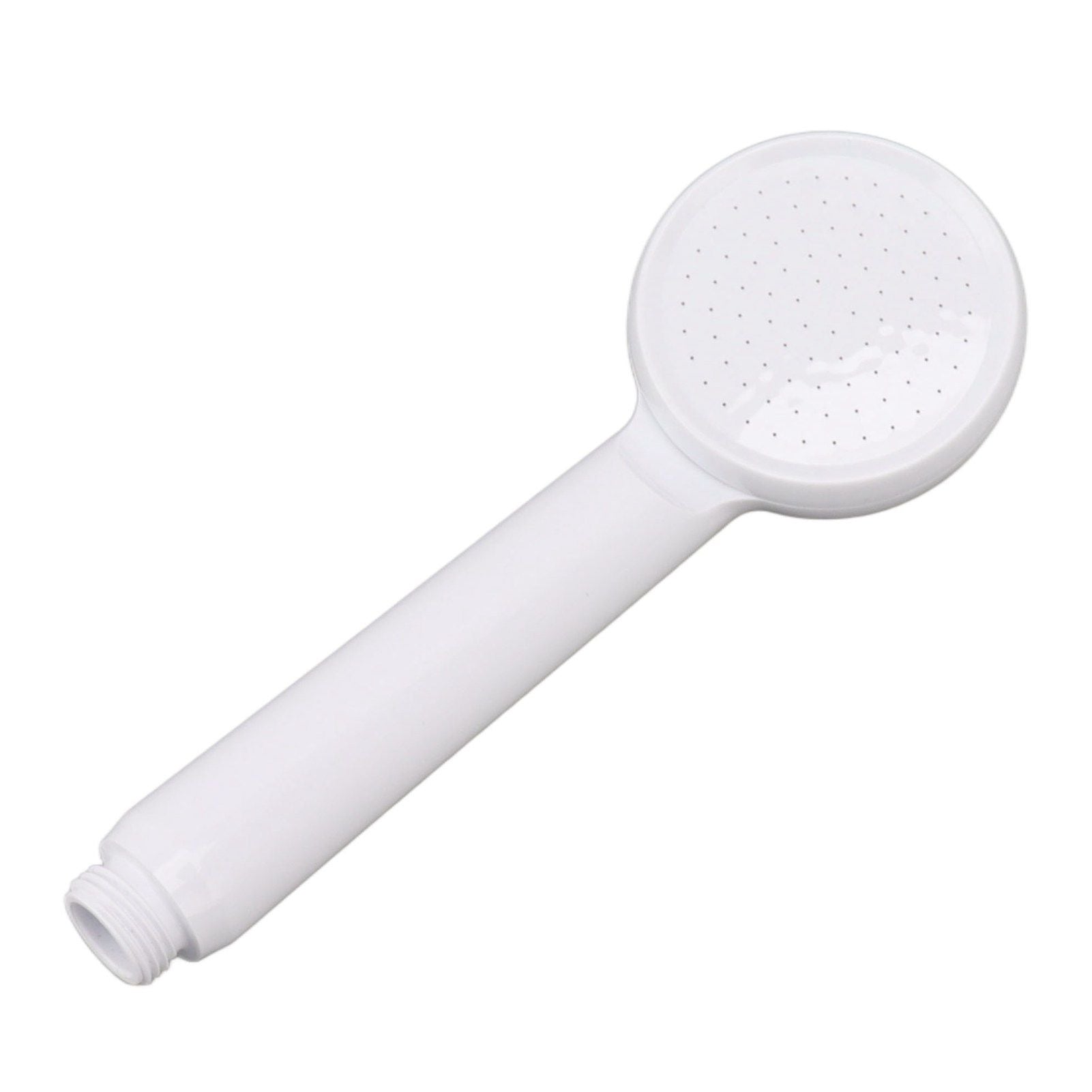 Rain Shower Head Simple Thicken Baking Process Handheld Shower Head with Ergonomic Handle for Bathroom White V1294-YM0521-3112230003011