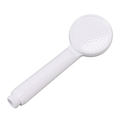 Rain Shower Head Simple Thicken Baking Process Handheld Shower Head with Ergonomic Handle for Bathroom White V1294-YM0521-3112230003011