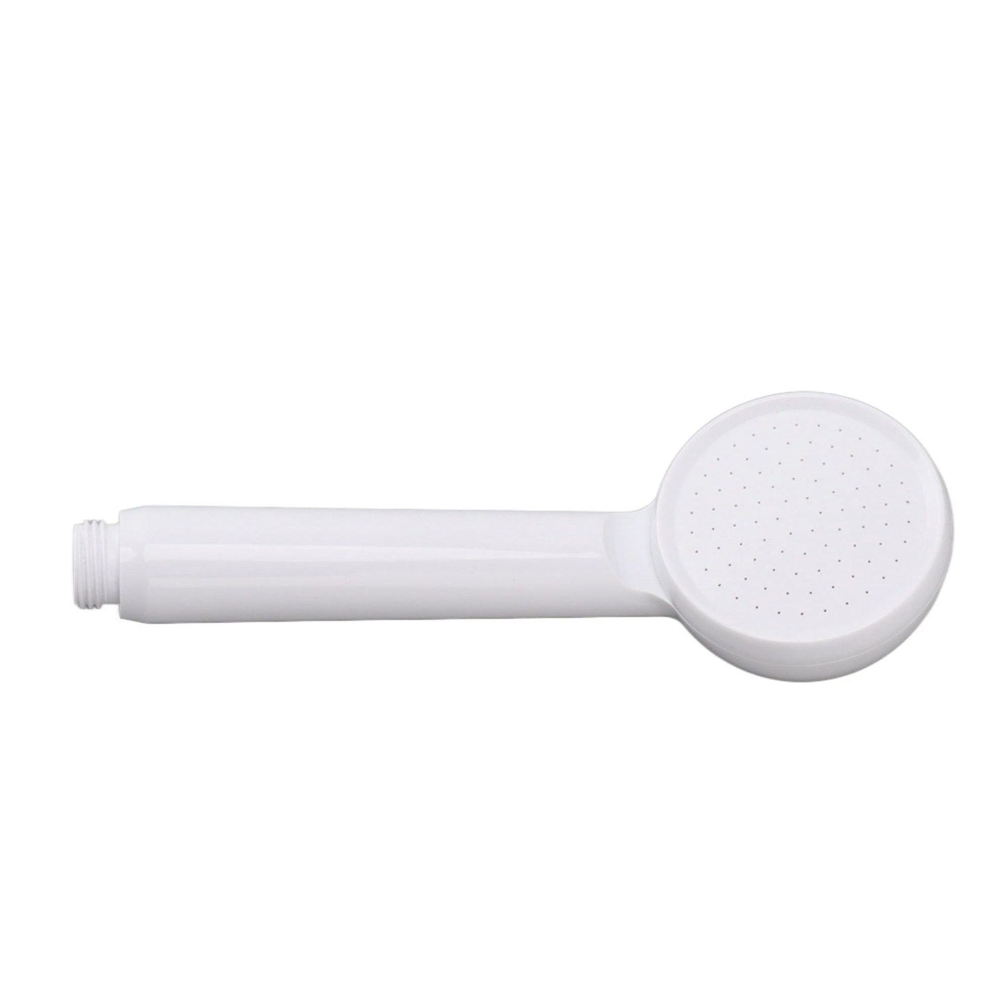Rain Shower Head Simple Thicken Baking Process Handheld Shower Head with Ergonomic Handle for Bathroom White V1294-YM0521-3112230003011