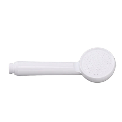 Rain Shower Head Simple Thicken Baking Process Handheld Shower Head with Ergonomic Handle for Bathroom White V1294-YM0521-3112230003011