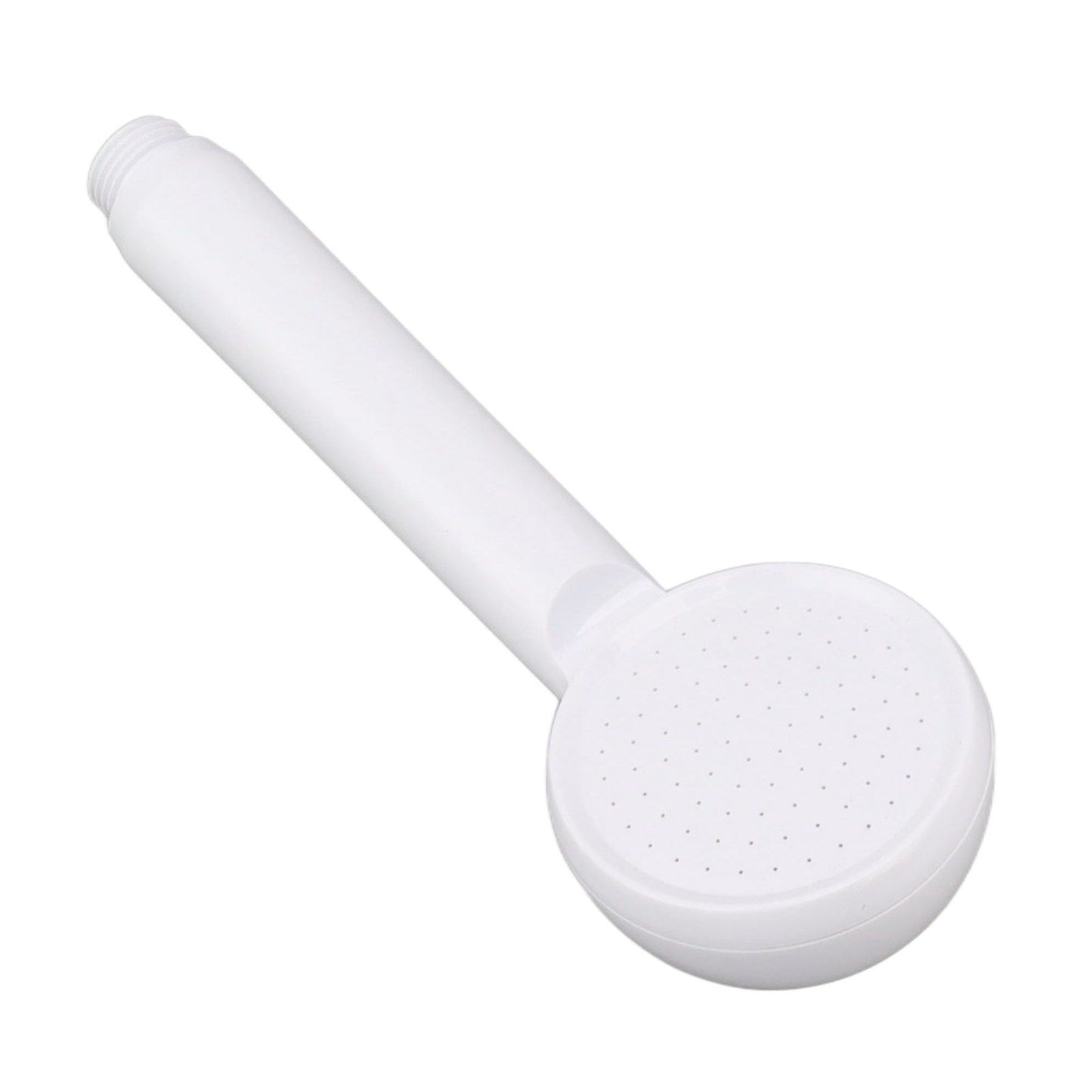 Rain Shower Head Simple Thicken Baking Process Handheld Shower Head with Ergonomic Handle for Bathroom White V1294-YM0521-3112230003011