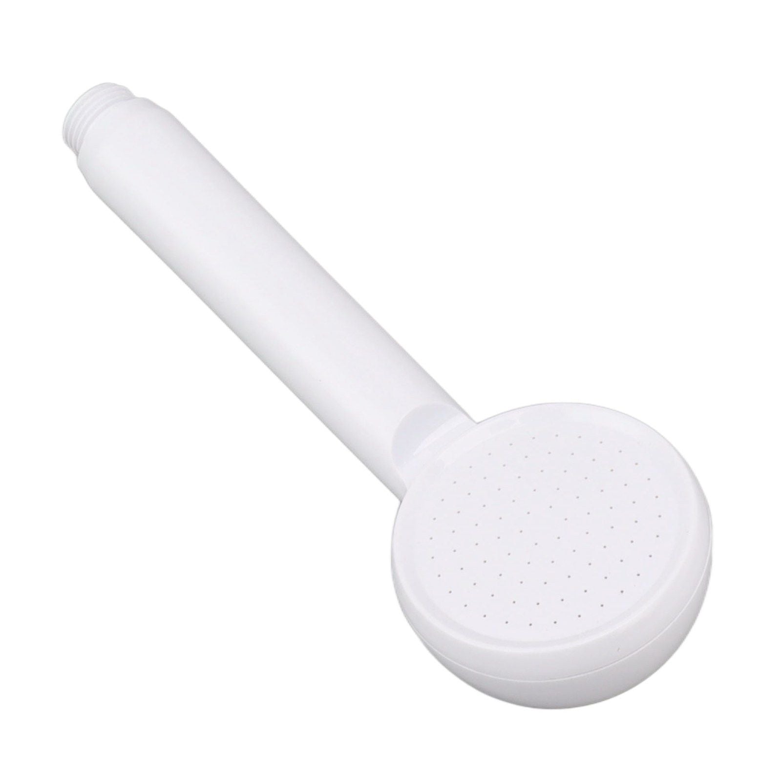 Rain Shower Head Simple Thicken Baking Process Handheld Shower Head with Ergonomic Handle for Bathroom White V1294-YM0521-3112230003011